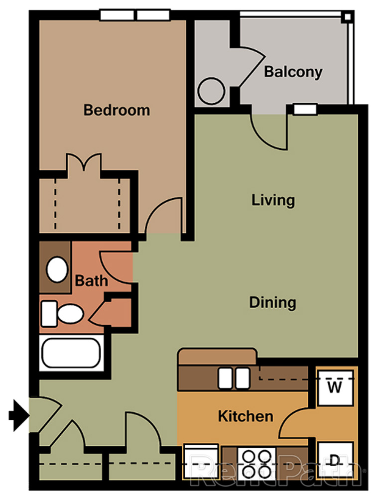 A1 floor plan